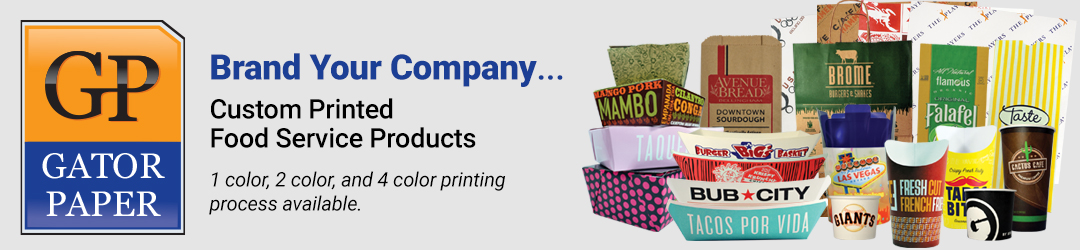 Gator Paper - Custom Printed Food Packaging Products